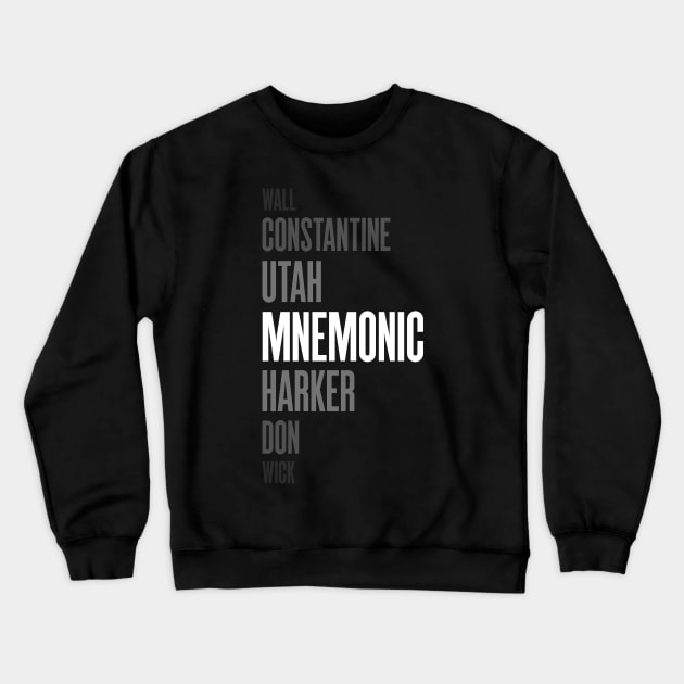 Mnemonic is My Favorite John Crewneck Sweatshirt by 12&amp;24